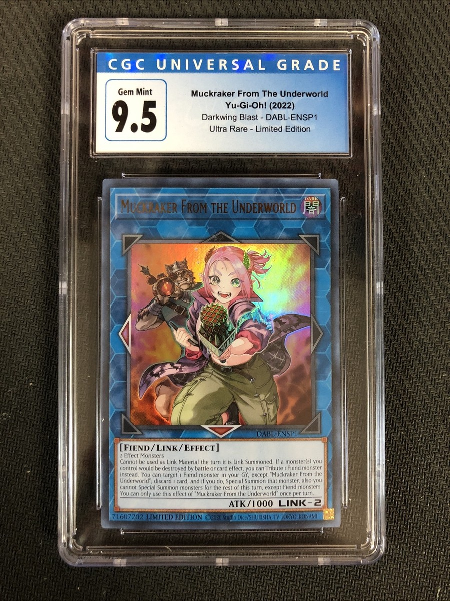 YuGiOh Muckraker From the Underworld Ultra Rare Promo Graded CGC