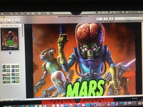 MARS ATTACKS OCCUPATION & UPRISING NON-SPORTS CARD SETS ON FLASH DRIVE - Picture 5 of 6