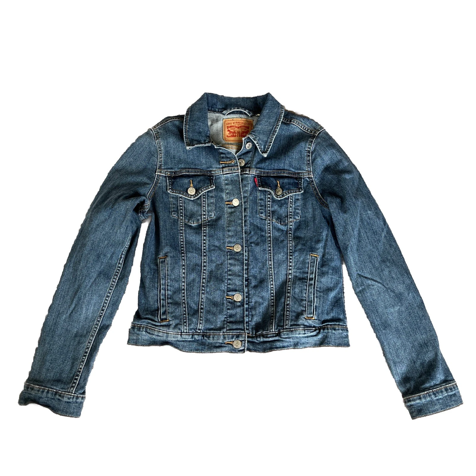 Levi's Strauss Trucker Jean Jacket Men's Size LARGE Levi Denim WPL-423 CA00342