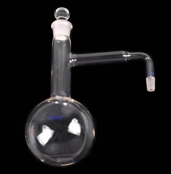 Lab Supply Distillation Flask 100ml1000ml Borosilicate with Arm