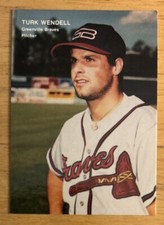 1990 Best Turk Wendell Baseball Rookie Card (RC) #122 Greenville Braves Pitcher. rookie card picture