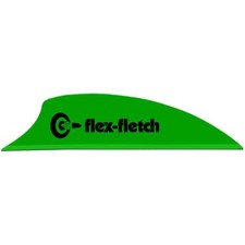 Flex Fletch Silent Knight 2" Flex2 Vanes 39 Pack - Neon Green