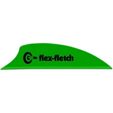 Flex Fletch Silent Knight 2" Flex2 Vanes 39 Pack - Neon Green