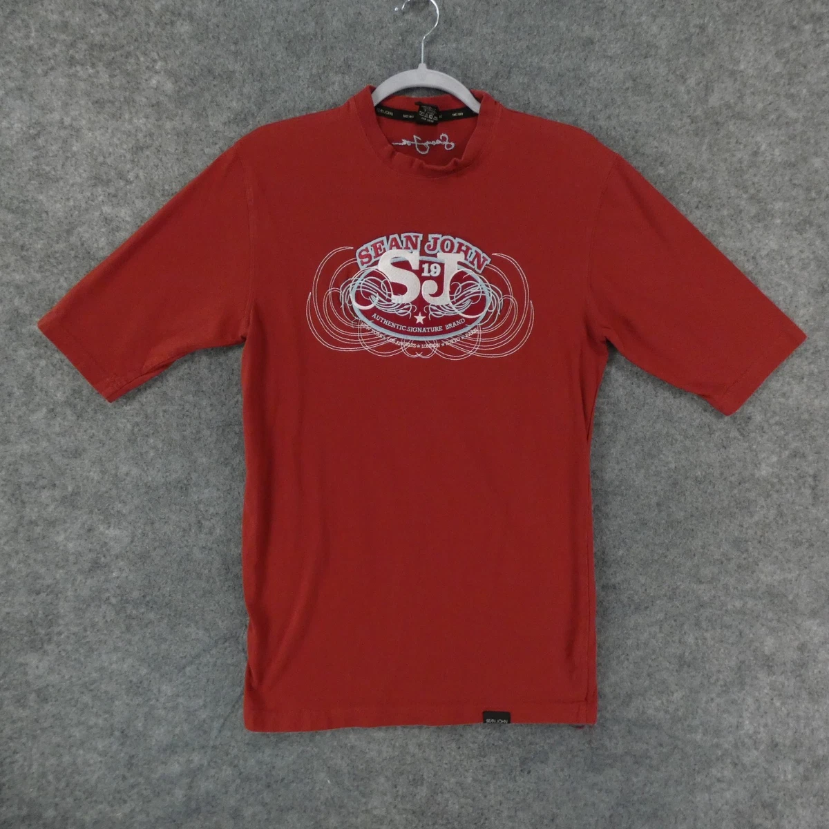 sean john red shirt