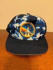 NASA Youth Hat Space Shuttle Tie Dye Hat Mullane Ross Shepherd Gibson Gardner