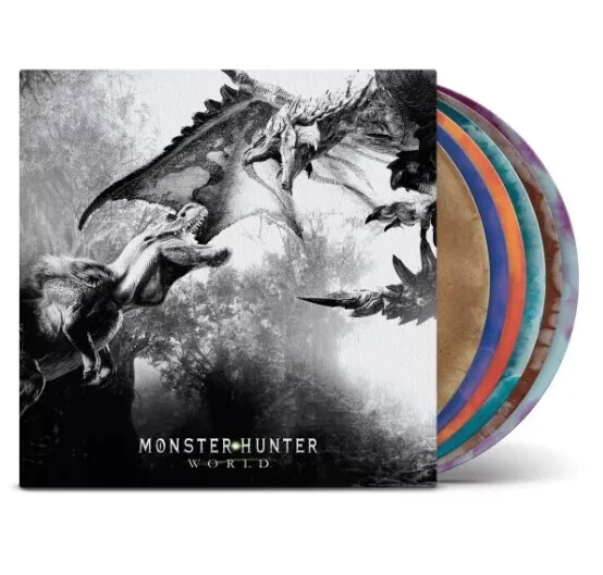 モンスターハンターワールド　サントラレコードBox Monster Hunter World Vinyl Record Soundtrack 6 LP Color Box Set