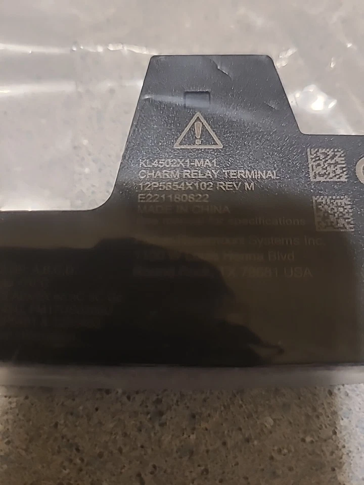 Emerson KL4502X1-MA1 Charm Relay Terminal - New - Image 3 of 3