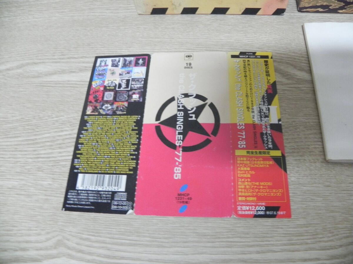 The Clash - The Singles '77~'85 JAPAN 19 Single CD Box Set + The Clash - The Singles '77~'85 JAPAN 19 Single CD Box Set +