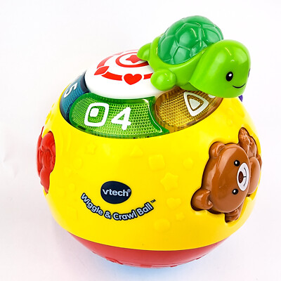 VTech Ball Move & Crawl Around Ball Baby Toy Lights & Sound Learning Animals