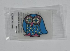 Owl Small Transfer Rub On Vintage Premium Prize Taiwan New In Package Small