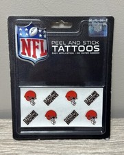 NFL Cleveland Browns Peel And Stick Tattoos 1 Sheet Of 8 Tattoos New