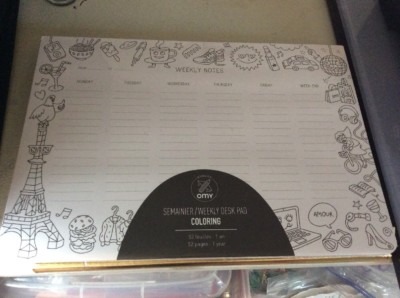 Planners: Weekly Scheduler Desk Pad : At a Glance Monday to Sunday One Week Plan
