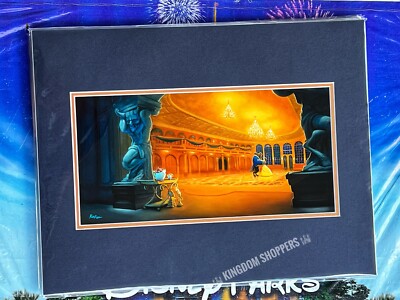 2023 Disney Parks Rob Kaz Beauty & The Beast Something There Print 18 x 14 