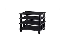 Monolith 4 Tier Audio Stand XL - Open Air Design, Each 1 Inch Shelf Supports ...