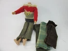 Vintage Mattel 1960 Ken  (Hawthorne) Barbie Doll Body - sweater & pants lot