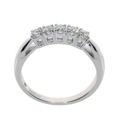 Damiani Elettra 20072957 Weißgold Ring Mit Diamanten Riviera 0,95Kt