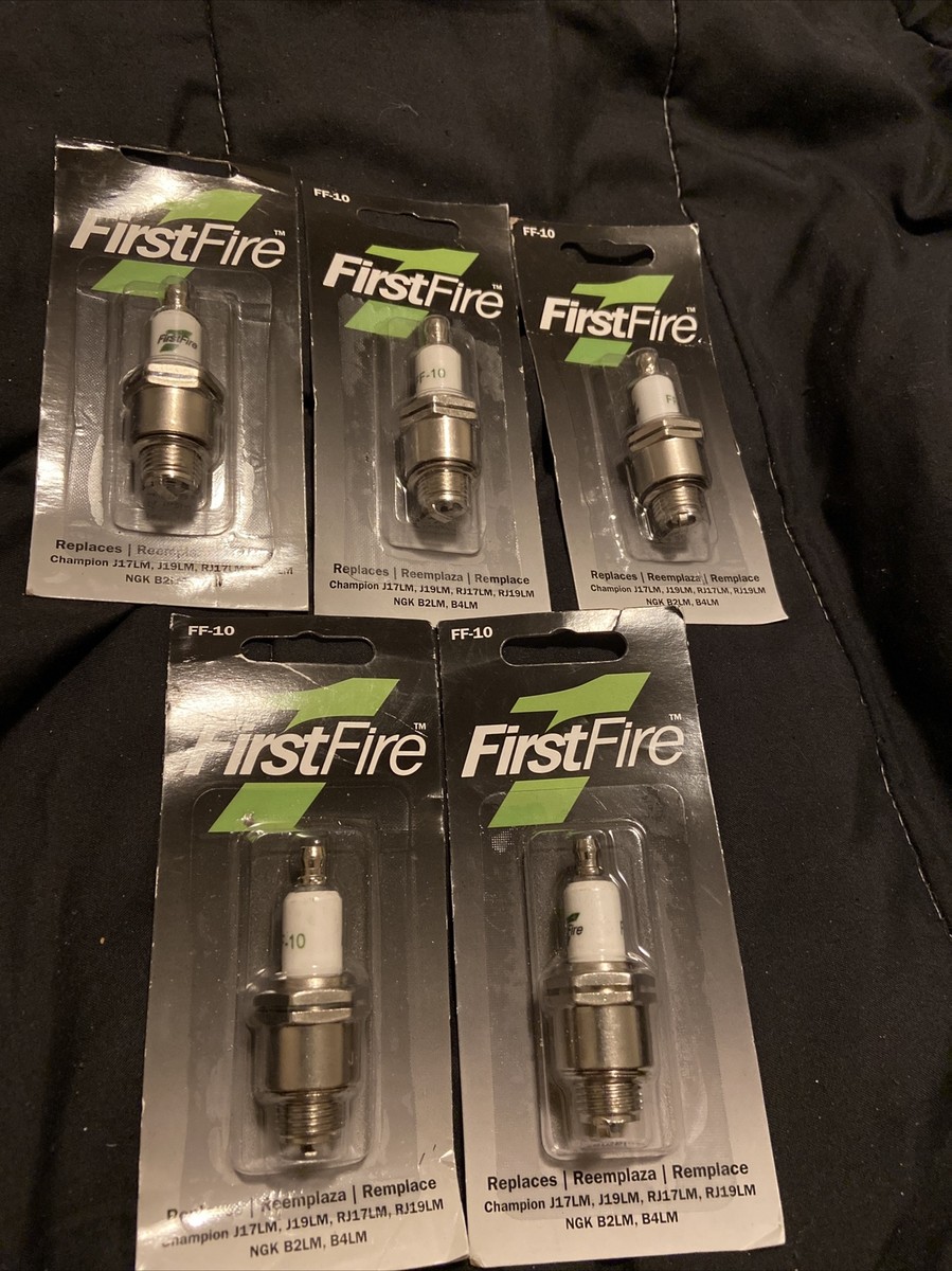 5 New FirstFire FF-10 Spark Plugs Replaces J17LM J19LM RJ17LM