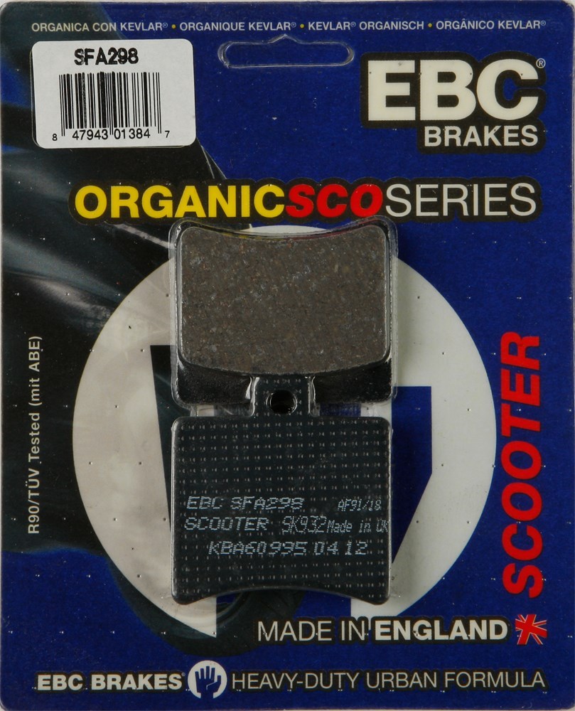 EBC SFA298 SFA Oragnic Scooter Brake Pads (Made In The UK) | eBay
