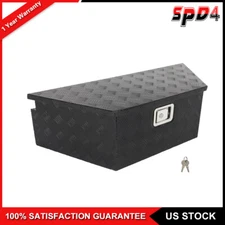 39" Aluminum Trailer Tongue Tool Box Pickup Truck Trunk Bed Storage Toolbox
