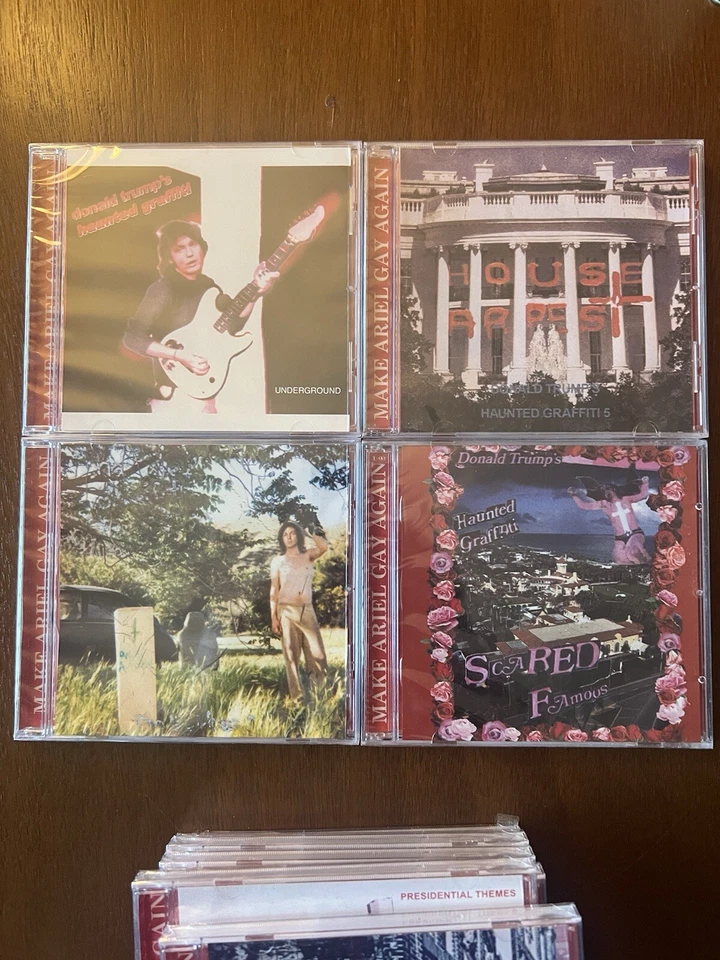 RARE DONALD TRUMP  / ARIEL PINK 10 CD SET - MAKE ARIEL GAY AGAIN MAGA - Unopened - Image 3 of 4