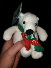COCA COLA PLUSH POLAR BEAR GIVE LIVE LOVE COKE COLLECTIBLE