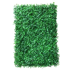12 Pcs Artificial Boxwood Wall Hedge Mat Decor 40*60cm Panel Outdoor Grass Fence