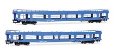 Rivarossi HR 4421, DR, 2-tlg. Set Autotransportwagen DDm916, NEUHEIT
