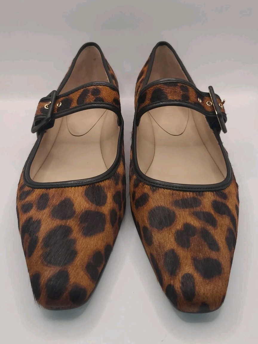 NEW Boden Vic Chisel Toe Mary Jane - Leopard Size 42 (US 10.5) | eBay