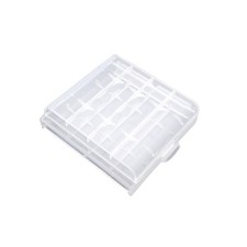 For AA/AAA Batteries Transparent PP Storage Box Battery Case Waterproof Cover