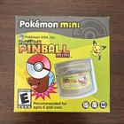 POKEMON MINI PINBALL NINTENDO VERY RARE US VERSION 2002 FLIPPER CARTRIDGE