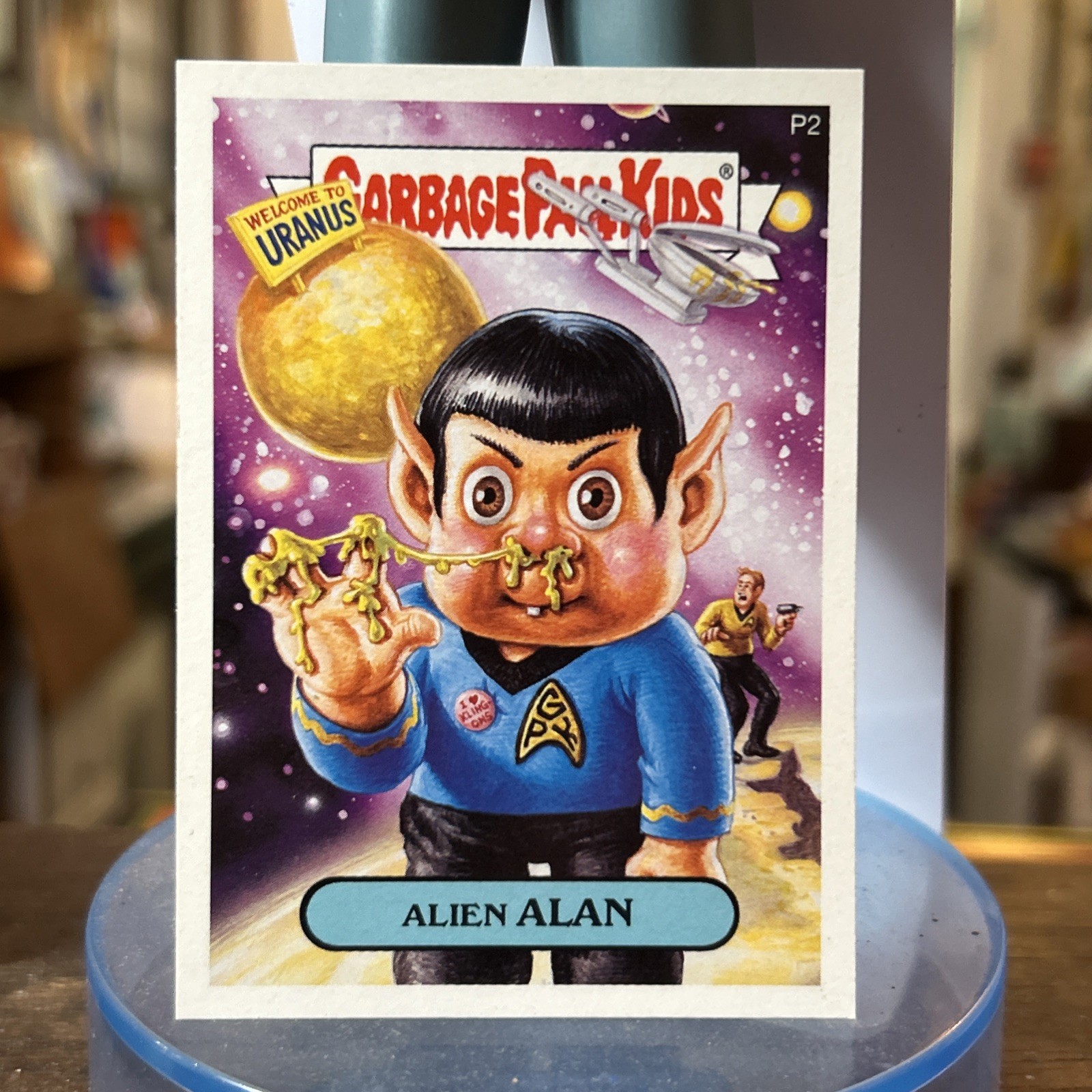 Garbage Pail Kids GPK ALIEN ALAN Series 6 2007 Topps promo card P2 SDCC Mint
