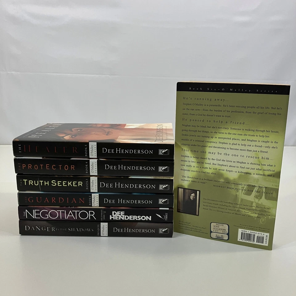 7 O'Malley Novels Books 1-6 Prequel Complete Series Lot Dee Henderson Christian Foto 4 de 4