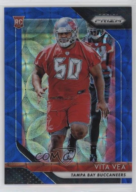 2018 Panini Prizm Rookie Blue Scope Prizm 51/99 Vita Vea #244 Rookie RC 14cm