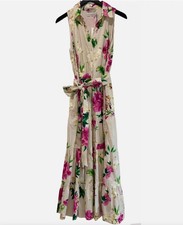 Vineyard Vines Kentucky Derby Tiered Maxi Dress Size US 10