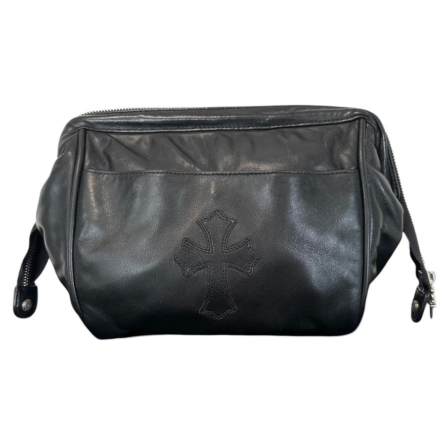 Extremely Rare ◇ Chrome Hearts Clutch Bag, Cosmetic Case, Pouch, Cross Patch