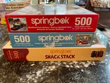 Springbok Puzzles, Lot of 3, 500 pieces each, all COMPLETE!