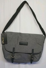 Ashbury Messenger Bag Laptop Carrier Carry On Office Work Men Shoulder Gray