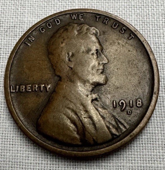 (-$ Drop) Beautiful Gem 1918D Lincoln Wheat Small 1c EF BN US Coin Bid Now
