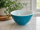 Vintage Robin Egg Blue Pyrex 401 Small 1.5 Pint Mixing Bowl