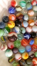 Lot Of 90 Vintage Marbles Contemporary.