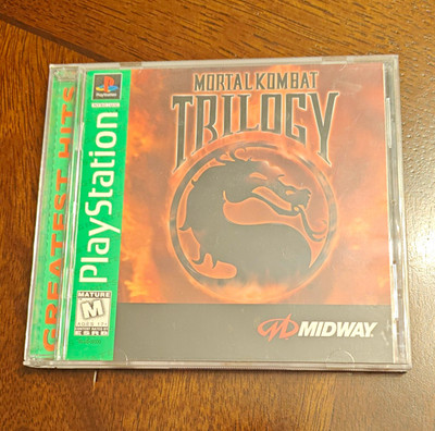 Midway Mortal Kombat Trilogy (Sony PlayStation 1, 1996) NTSC-U/C M Greatest Hits