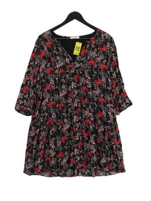 Ba&sh Damen Midikleid M schwarz Viskose mit anderen A-Linien