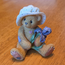 Enesco Cherished Teddies Iris You're The Iris Of My Eye Resin Figurine 1996