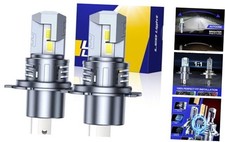 H4/9003/HB2 LED Bulbs, 900 Brighter Fog Light 6000K Cool White 9003/HB2/H4