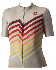 Castelli Women's Short Sleeve Cycling Jersey Size Medium, Full Length Zip