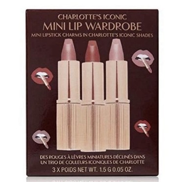 CHARLOTTE TILBURY Mini Iconic Matte Revolution Lip Charm Wardrobe Trio