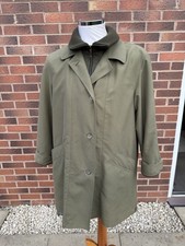 Henry White Men Lambswool Lined Over Coat Size M (B10) 