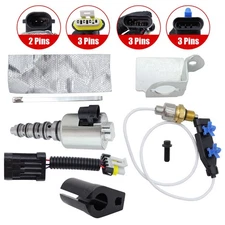 Turbo VGT Tune-Up Solenoid For Ford 2004-2010 6.0L Vane Position Sensor W/Socket