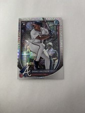 2025 Bowman Chrome Drake Baldwin #75 Mega Box Mojo Refractor SP Rookie Sp RC