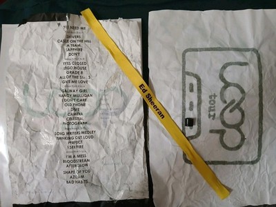 Ed Sheeran Setlist Chicago June 27, 2026 + Wristband